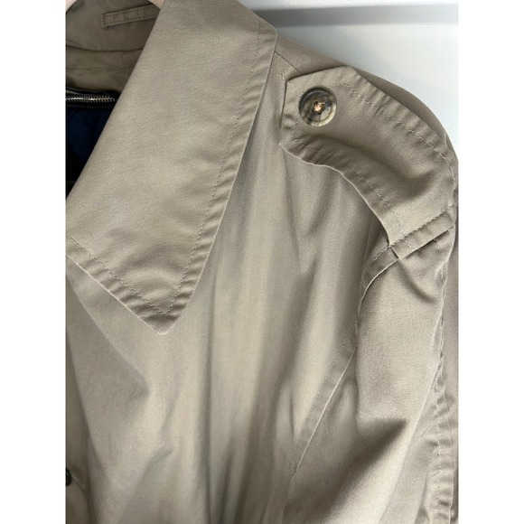 Christian Dior Monsieur Belted Trench Coat Tan Thinsulate Lined 40R Mens Vintage - Picture 10 of 16